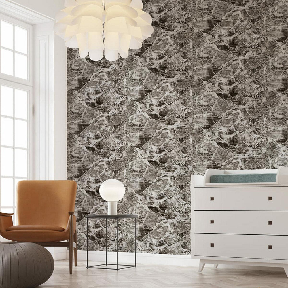 3D стінова панель Мармур Чорний Київ - фото 5