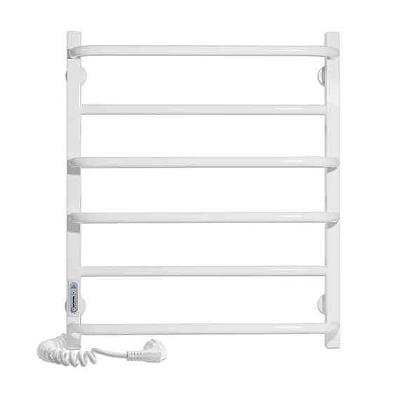 Електричний полотенцесушитель Laris Зебра Комфорт ЧК6 500Х600 Е білий колір Київ