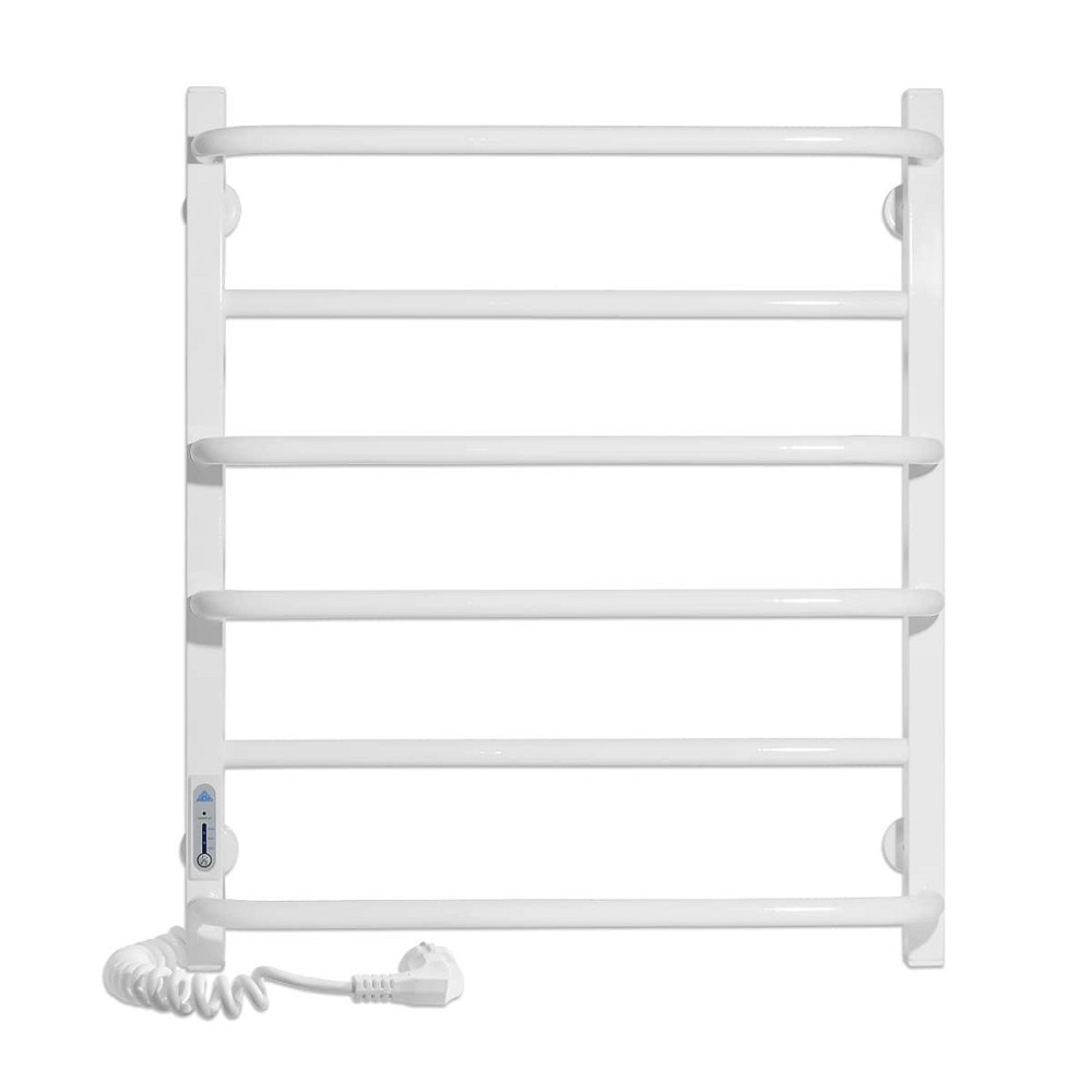 Електричний полотенцесушитель Laris Зебра Комфорт ЧК6 500Х600 Е білий колір Київ - фото 2