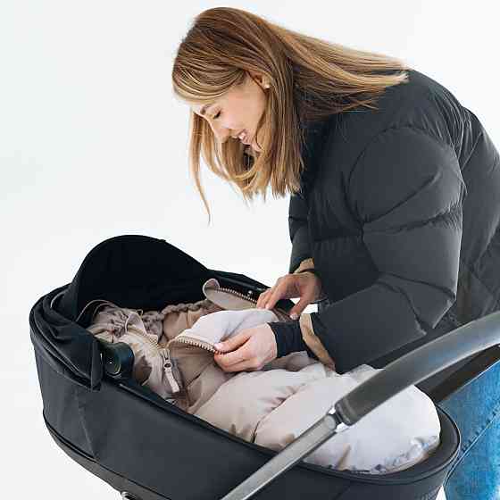 Універсальний зимовий конверт у коляску Бежевий Київ