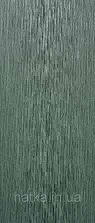 Обои винил на флизелине Grandeco Time метровые однотонные тонкая полоска темно зеленые Киев