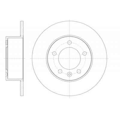Тормозной диск REMSA 61412.00 Винница