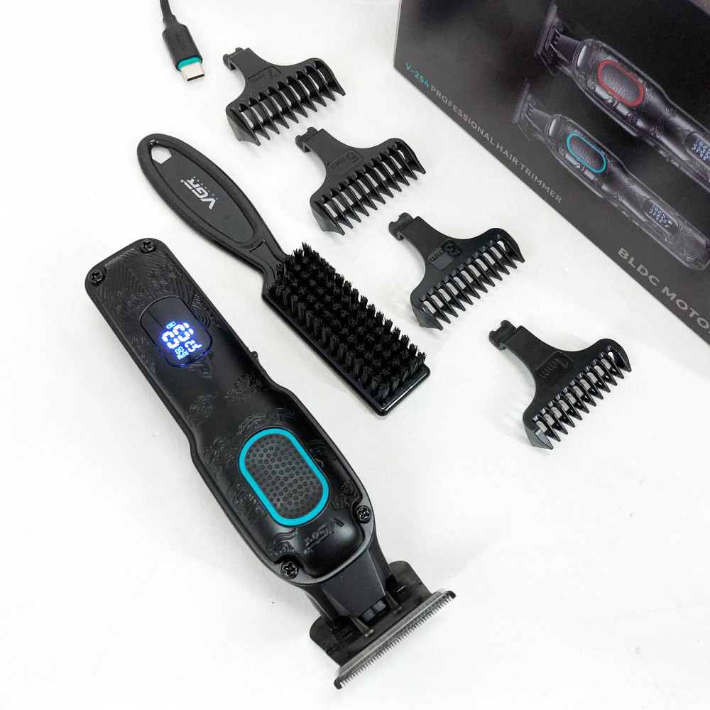 Машинка для стрижки волосся з універсальним живленням VGR, Бездротова машинка для стрижки волосся BI-66 Львів - фото 11