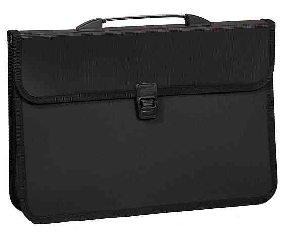 Портфель B4 "4Office" 2 відділення чорний, 4-252-09, шт Київ