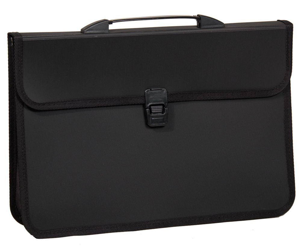 Портфель B4 "4Office" 2 відділення чорний, 4-252-09, шт Київ - фото 1