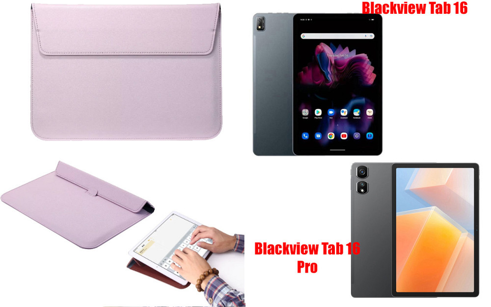 Чохол-конверт VitoCase для Blackview Tab 16, Tab 16 Pro, з функцією підставки для планшета Фіолетовий Київ - фото 1