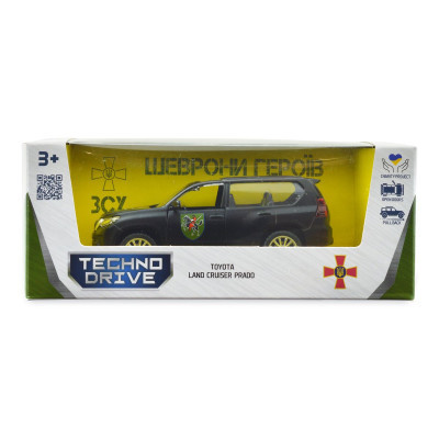 Машина Techno Drive Автомодель серії Шеврони Героїв - Toyota Land Cruiser Prado - 110 ОМБр (250359M) Вінниця - фото 12
