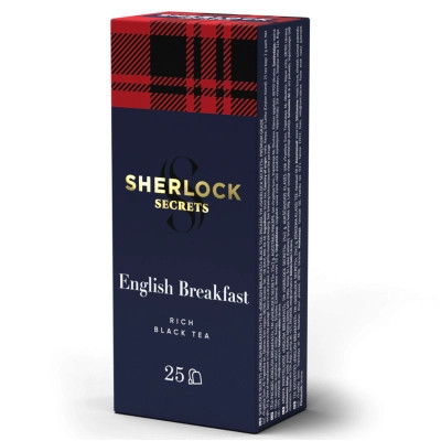 Чай Sherlock Secrets English Breakfast черный 25х2 г (shs.01213) Винница - изображение 1