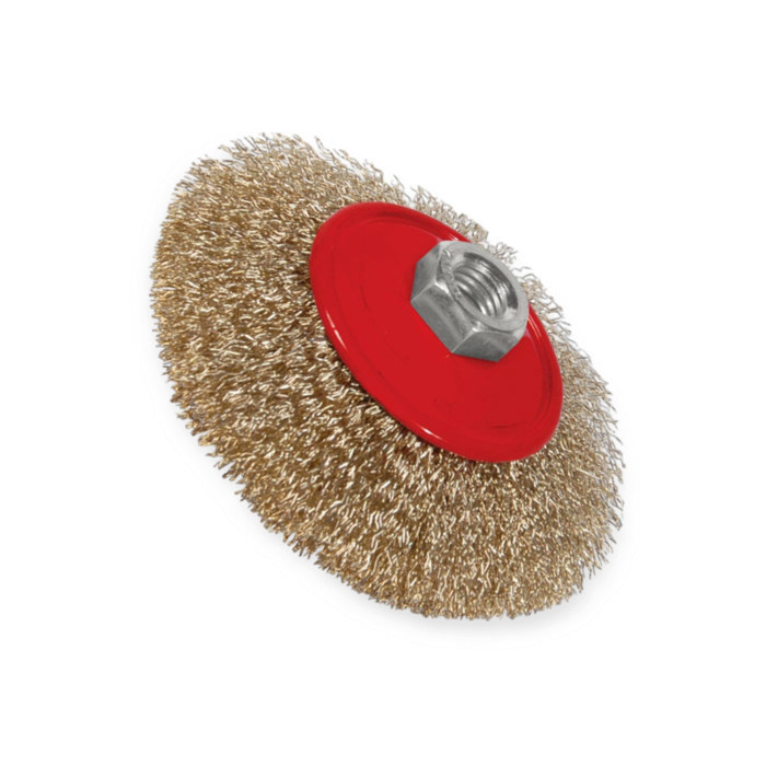 Щітка конусна "болгарка" М14 кручений дріт 115мм Мукачево - фото 1