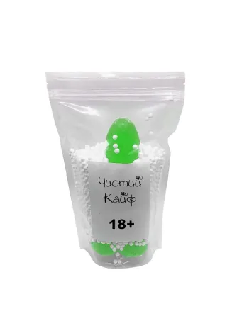 Крафтове мило-член із присоскою Чистий Кайф Green size L, натуральне Львів