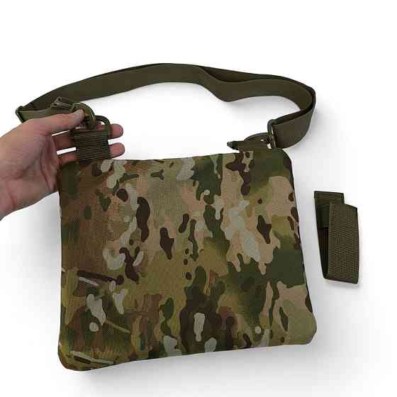 Сумка через плечо из военной ткани, Сумка для скрытого ношения пистолета кобура наплечная FZ-80 Львов