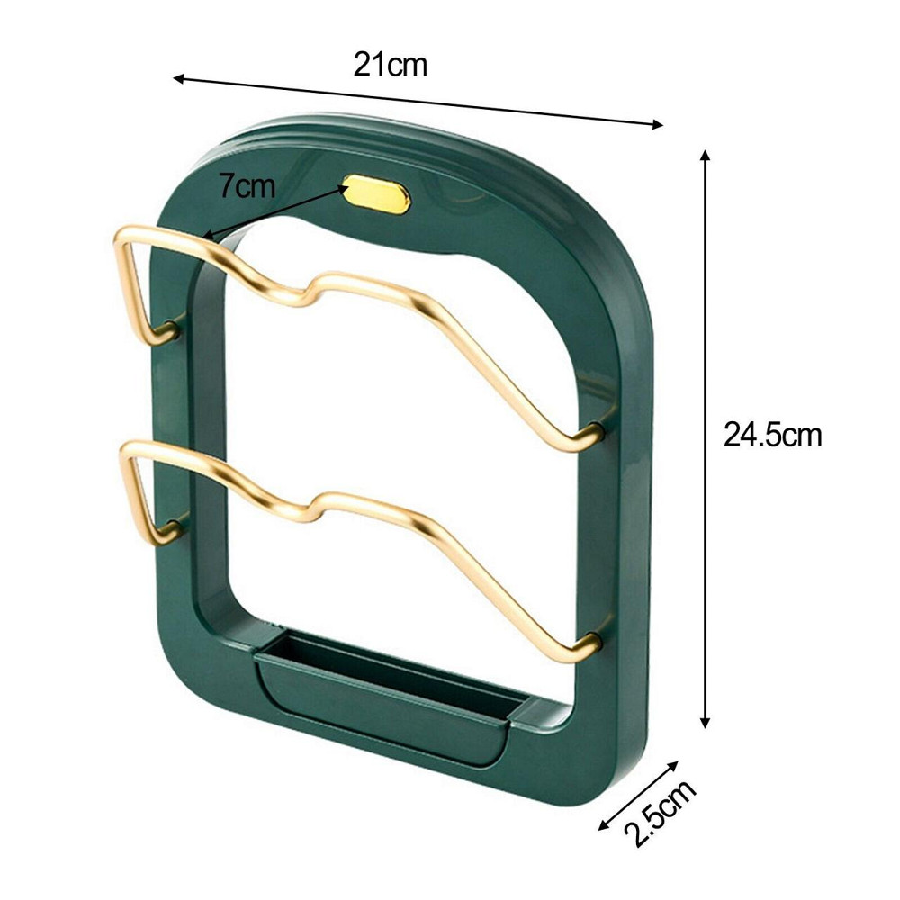 Підставка під кришки каструль на стіну Kitchen pot cover rack 8649 Дніпро - фото 6