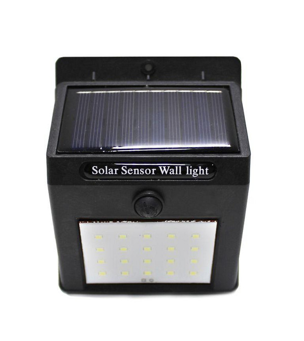 Світильник світлодіодний на сонячній батареї з датчиком руху (5.5V,0.55W,18650Li,3.7V,1500mAh,20SMD Одесса - изображение 1