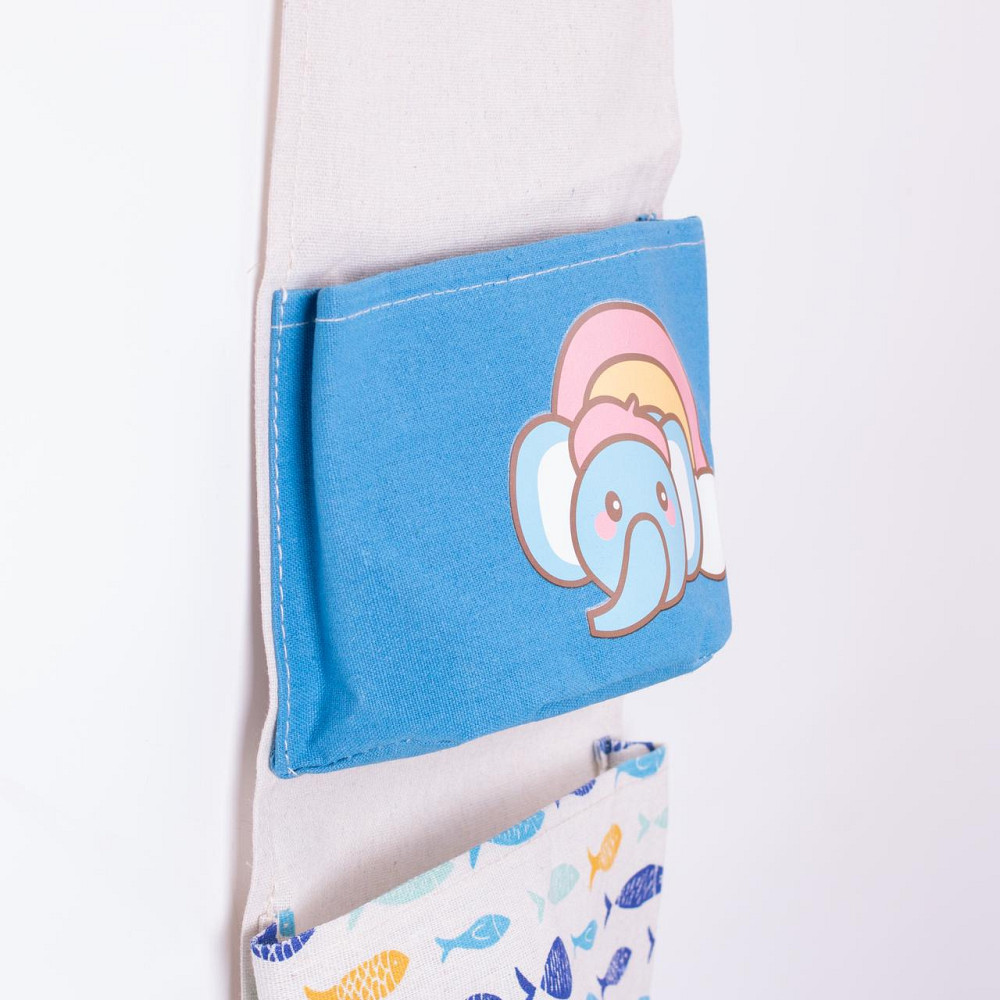 Yiwu Підвісний органайзер на 5 відділень 20×58 (см) Синій HP-41-13BL Коломия - фото 9