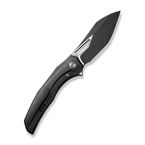 Ніж складаний туристичний WE Knife Ignio Mystery Box, (8.4 см) CPM 20CV / титан 6AL4V чорний Київ