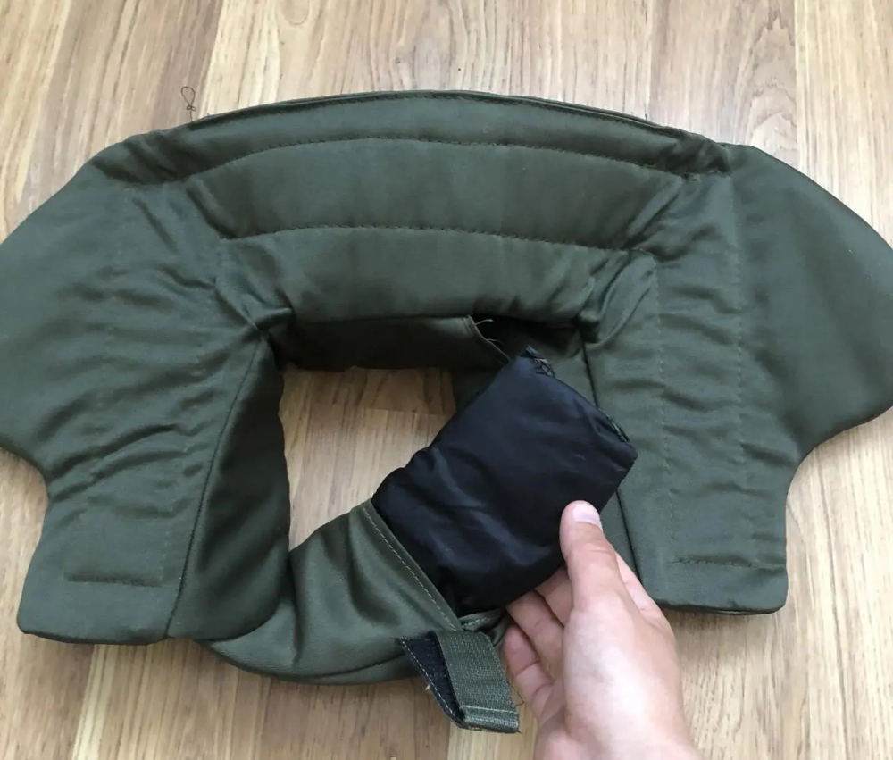 Тактичний захист шиї плечей та горла Темп-3000 захисний комір до бронежилета Оливковий Вінниця - фото 9