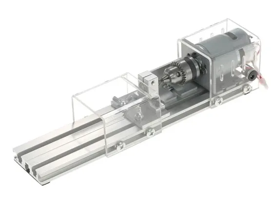 Мини токарный станок по дереву 100 Вт, сетевой, для моделизма и изготовления бусин Киев