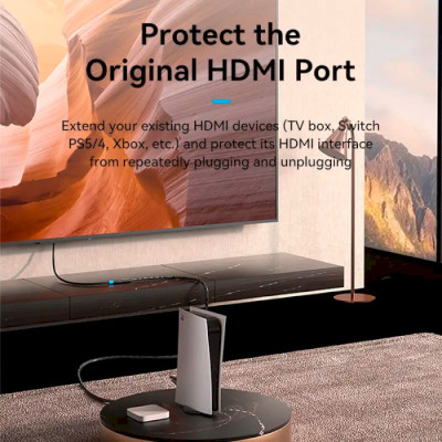 Кабель HDMI M - F (подовжувач), 5.0 м, V2.0, 4K 60Hz PVC Vention Винница - изображение 9