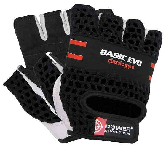 Рукавички для фітнесу Power System PS-2100 Basic EVO Black/Red Line XS Кам'янське