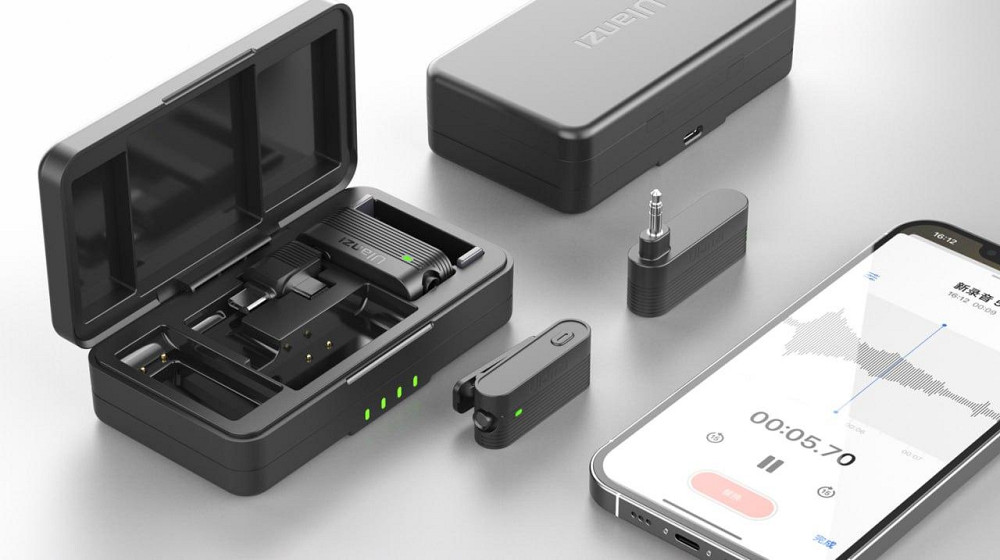 Бездротовий мікрофон для iPhone Android камери Type-C 3.5mm Ulanzi A100 Київ - фото 2