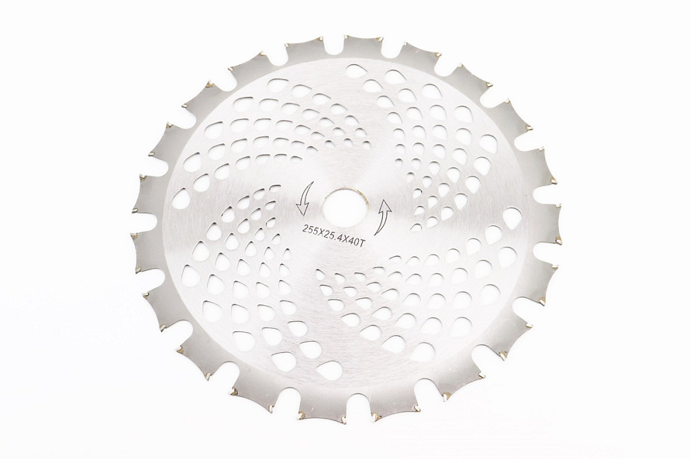 Ніж 40Тх255mm побідитові зуби, двосторонній Киев - изображение 1