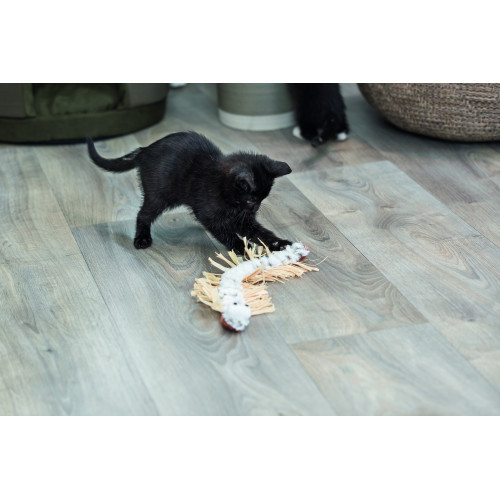 Іграшка Trixie для котів Сороконіжка плюш і рафія 33 см Київ - фото 4