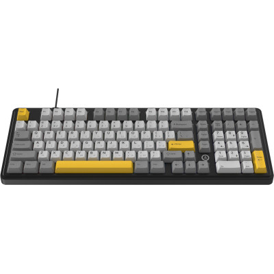 Клавиатура Ajazz AK980 MAX Magnetic Switch USB UA Black/Grey/Yellow (AK980-MAX-M-BGY) Винница - изображение 8