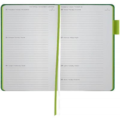 Тижневик Axent датований 2026 Partner Soft Muse 125х195, зелений (8527-26-2-A) Вінниця - фото 5