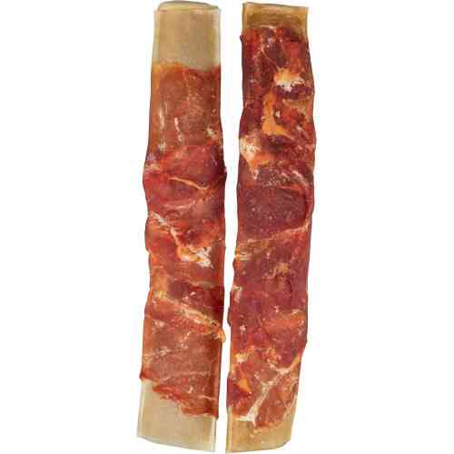 Ласощі Trixie Denta Fun для собак для чищення зубів Реберця з качкою натуральна шкіра 17 см 110 г 2 шт/уп Київ