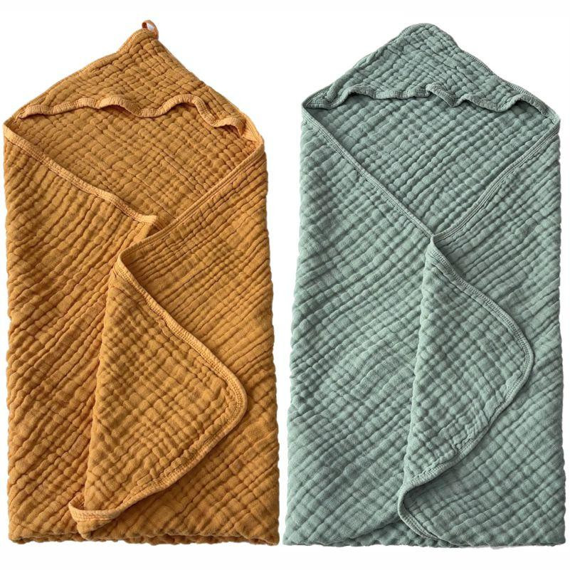 Набор полотенец детских Lovely Svi хлопок (муслин) 6-слойный, 2 шт: 80 x 80 см 0 - 2 лет Желтый и Зеленый Киев - изображение 1