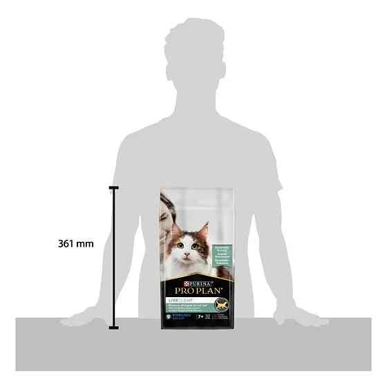 Сухой корм PRO PLAN LiveClear Sterilised Adult 7+ для кошек от 7 лет для уменьшения аллергенов на шерсти и после стерилизации, с индейкой, 1.4 кг Киев