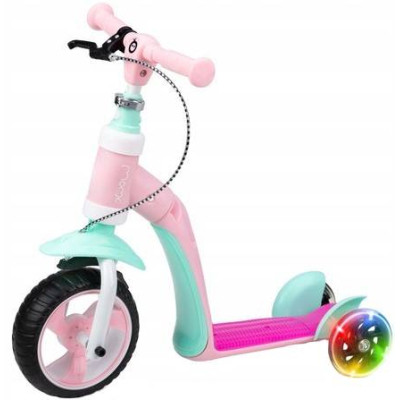 Самокат MoMi Elios 2 в 1 беговел Рожевий (ROBI00030) Вінниця - фото 1