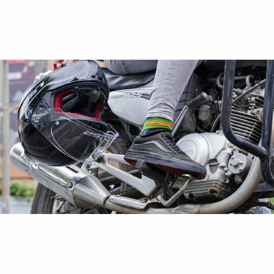 Носки водонепроницаемые Dexshell Running DS645BOR Черные с оранжевым (размер S) Винница - изображение 7