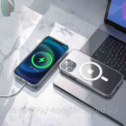Iphone 13 Pro Max Прозорий чохол MagSafe (hoco) Одеса