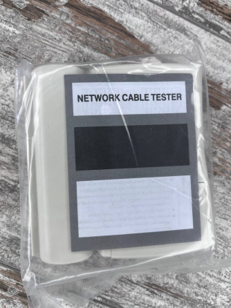 Тестер телефонного та мережевого кабелю RJ45 RJ11, прилад для діагностики зелений Київ
