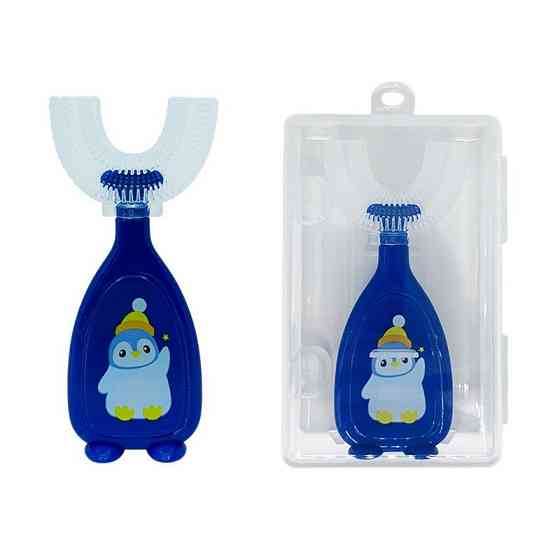 Дитяча зубна щітка-капа в футлярі MGZ-0730(Blue) блакитний Вінниця