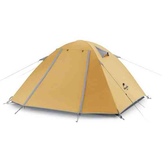 Намет тримісний Naturehike P-Series NH18Z033-P 210T/65D, жовтий Київ