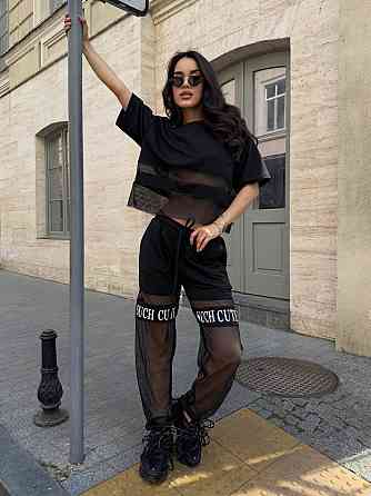 Женские летние стильные брюки двунить + сетка Одесса