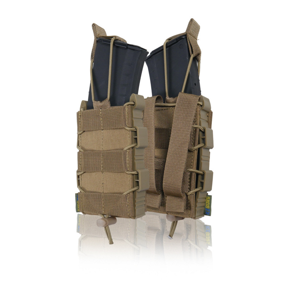 Жорсткий посилений тактичний підсумок на 1 магазин Kiborg GU Single Mag Pouch Coyote. Підсумки для магазинів Київ - фото 8