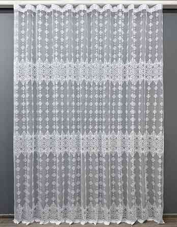 Тюль VR-Textil 1228т Жакард Білий 300х270 см (42-0430) Київ