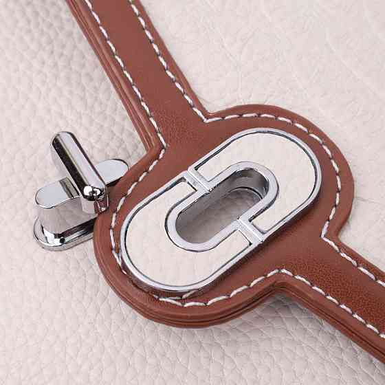 Красивая женская сумка на лето с фактурным клапаном из натуральной кожи Vintage 22623 Белая Киев