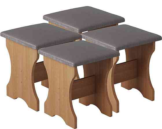 4 табурета (комплект) 35х35х44 см / mebelservice / Ольха Львов