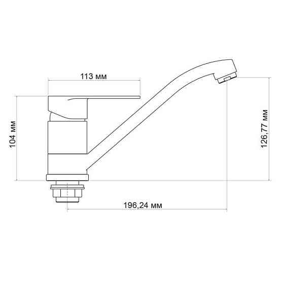 Змішувач для кухні Lidz Tani 003 (k40) LDTAN003CRM44968 Chrome Київ