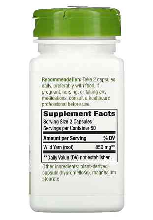 Дикий ямс (Wild Yam) 850 мг 100 капсул Київ