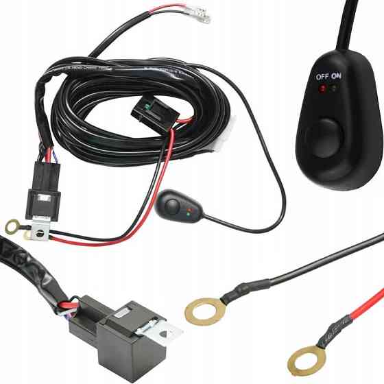 Універсальна проводка StarLight №5 для фар робочого світла 5,5м 120W кнопка ON-OFF (1 режим) + реле 12V Харків