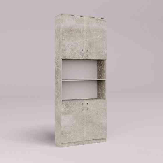 Шкаф офисный ОШ-3, Бетон, 800/340/2100 Львов