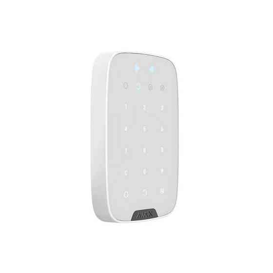 Бездротова сенсорна клавіатура Ajax KeyPad Plus white (26078.83.WH) Білий Харків