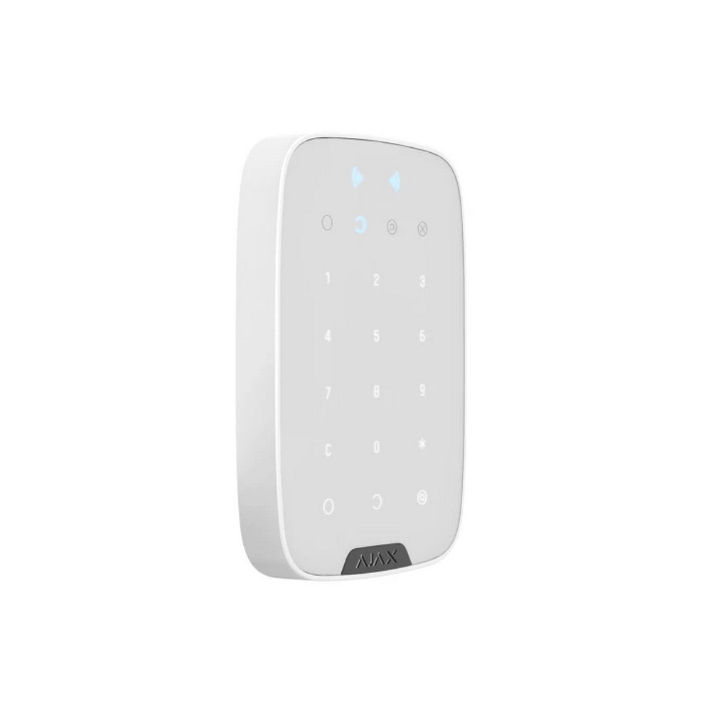 Бездротова сенсорна клавіатура Ajax KeyPad Plus white (26078.83.WH) Білий Харків - фото 2