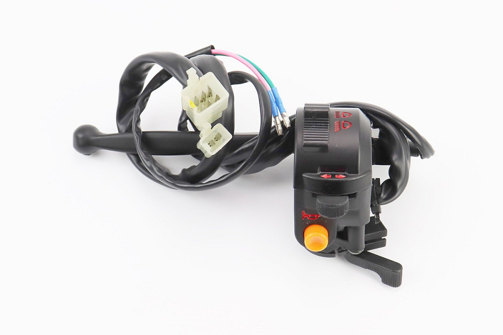 Блок кнопок на кермі лівий з важелем "підсмоктування" та гальма (під дзеркала М10) ЧОРНИЙ Київ - фото 1