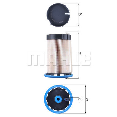 Фільтр паливний Mahle KX592 Вінниця - фото 1